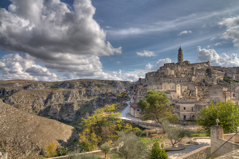HDR Fotografie von Matera, Italien